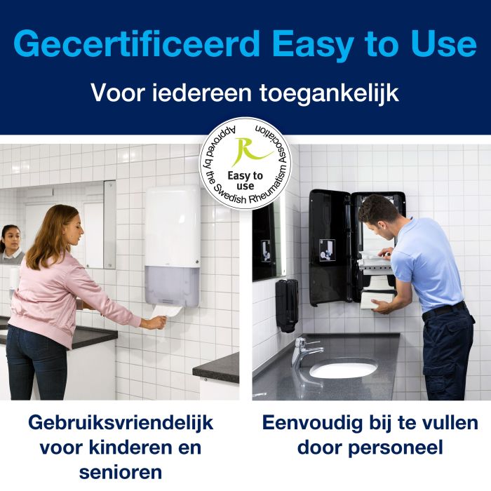 Tork 552508 H5 Elevation PeakServe Continu Handdoek Dispenser Zwart (552508)