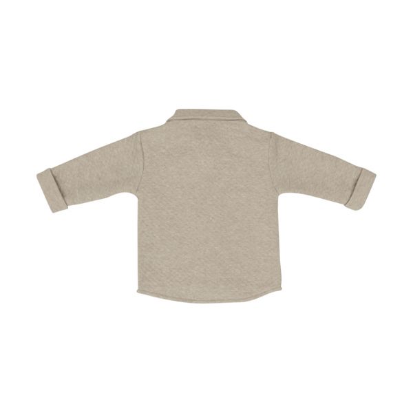 Klein Baby Cardigan - Maat 56 - Beige Melange