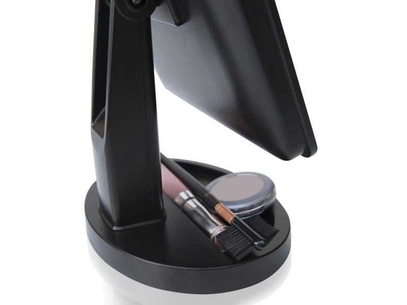 Rio Kosmetikspiegel Touch Beauty Mirror Schwarz Dimmbarer Schminkspiegel
