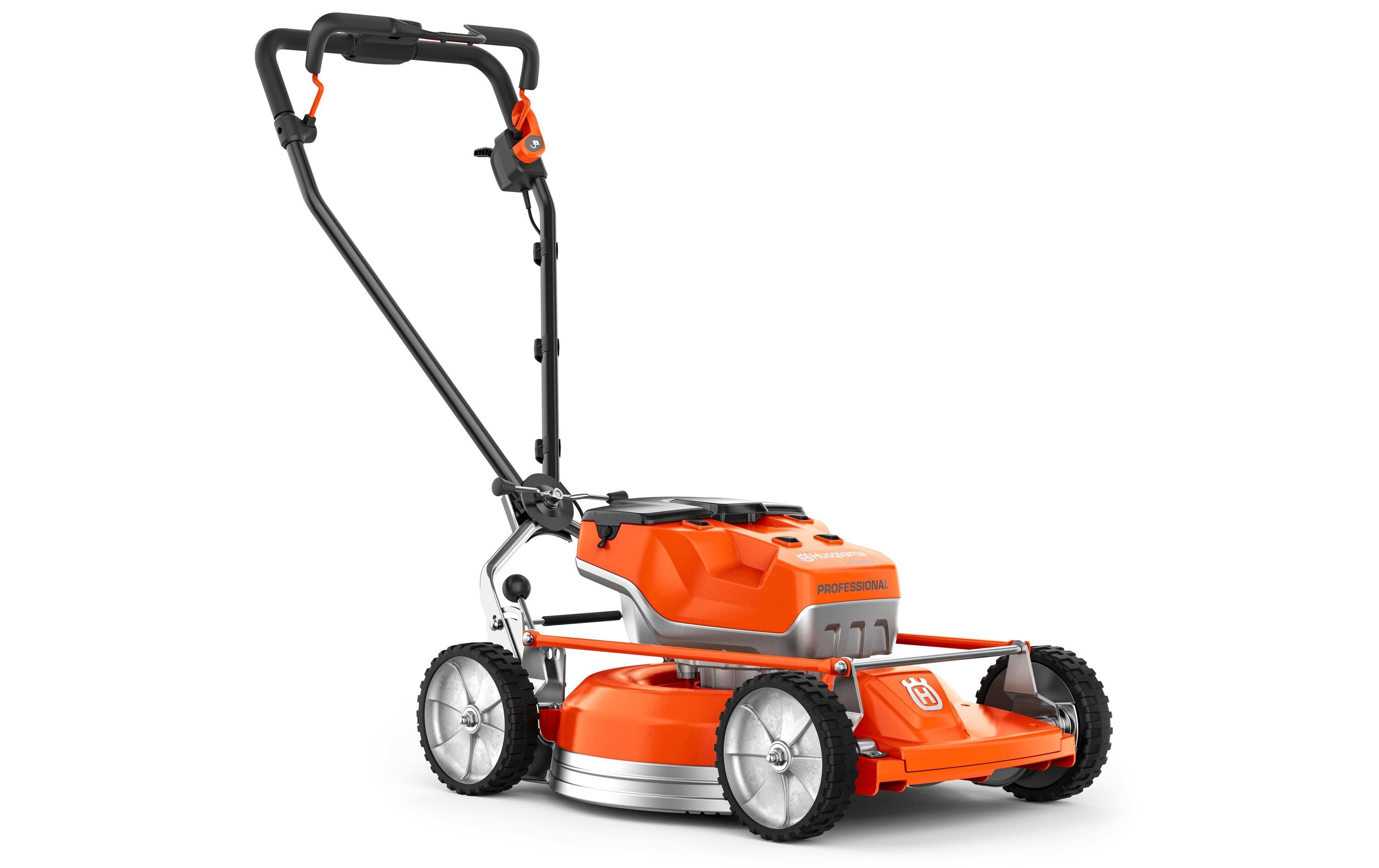 Akku-Rasenmäher LB 553iV Solo<br>Robuster batteriebetriebener Mäher mit zwei Akku-Steckplätzen