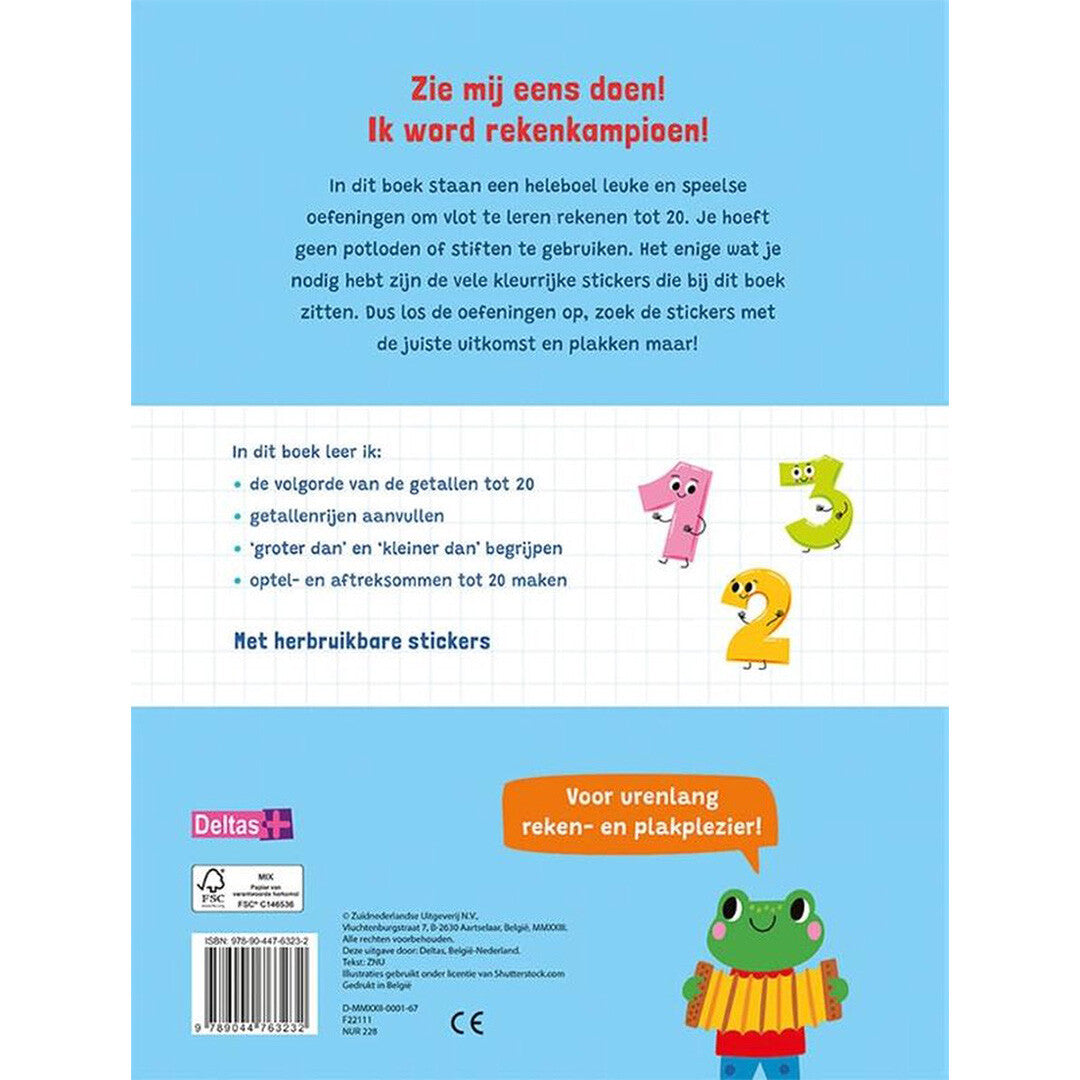 Uitgeverij deltas ik leer rekenen met stickers