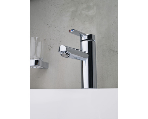 KEUCO PLAN BLUE wastafelkraan, DVGW-gecertificeerd, chroom, 53902010000