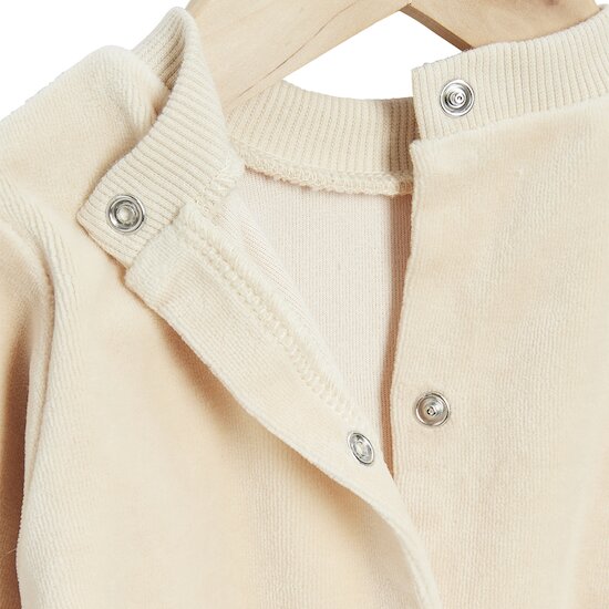 Mr Constellation Sweat en velours   Beige Venus        de               P'tit bisou