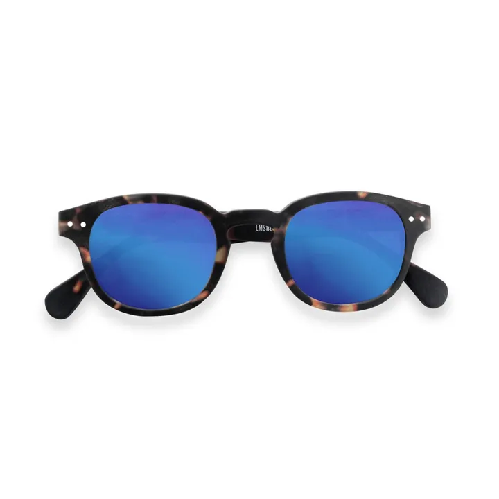 IZIPIZI Lunettes de Soleil #C Verres Miroirs - Collection Adulte | Brun