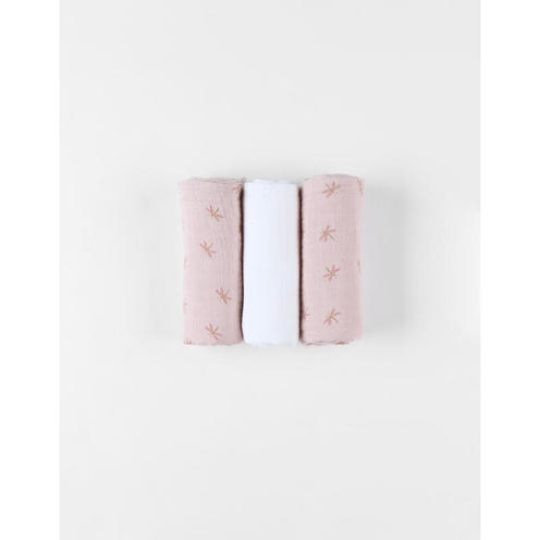Popsie, Gigi & Louli 3 langes 70x70cm mousseline - NOUKIE 'S