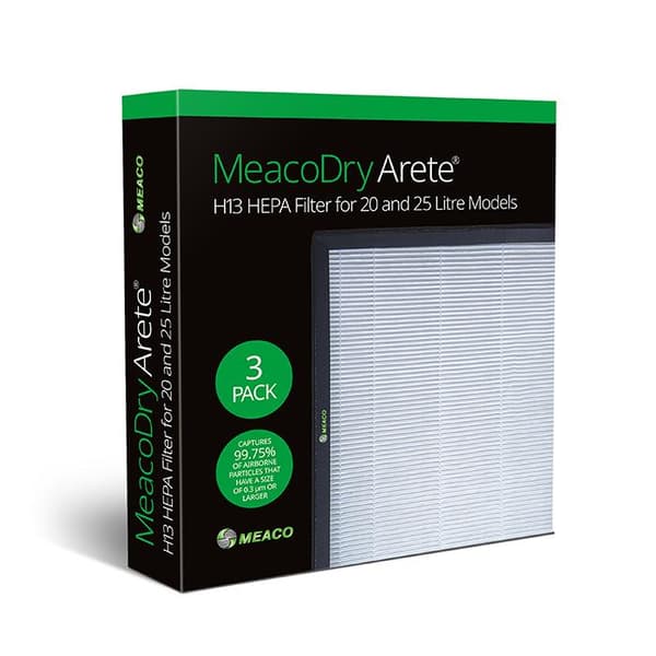 Meaco Arete One HEPA 13-filter for 20L og 25L (3stk.)