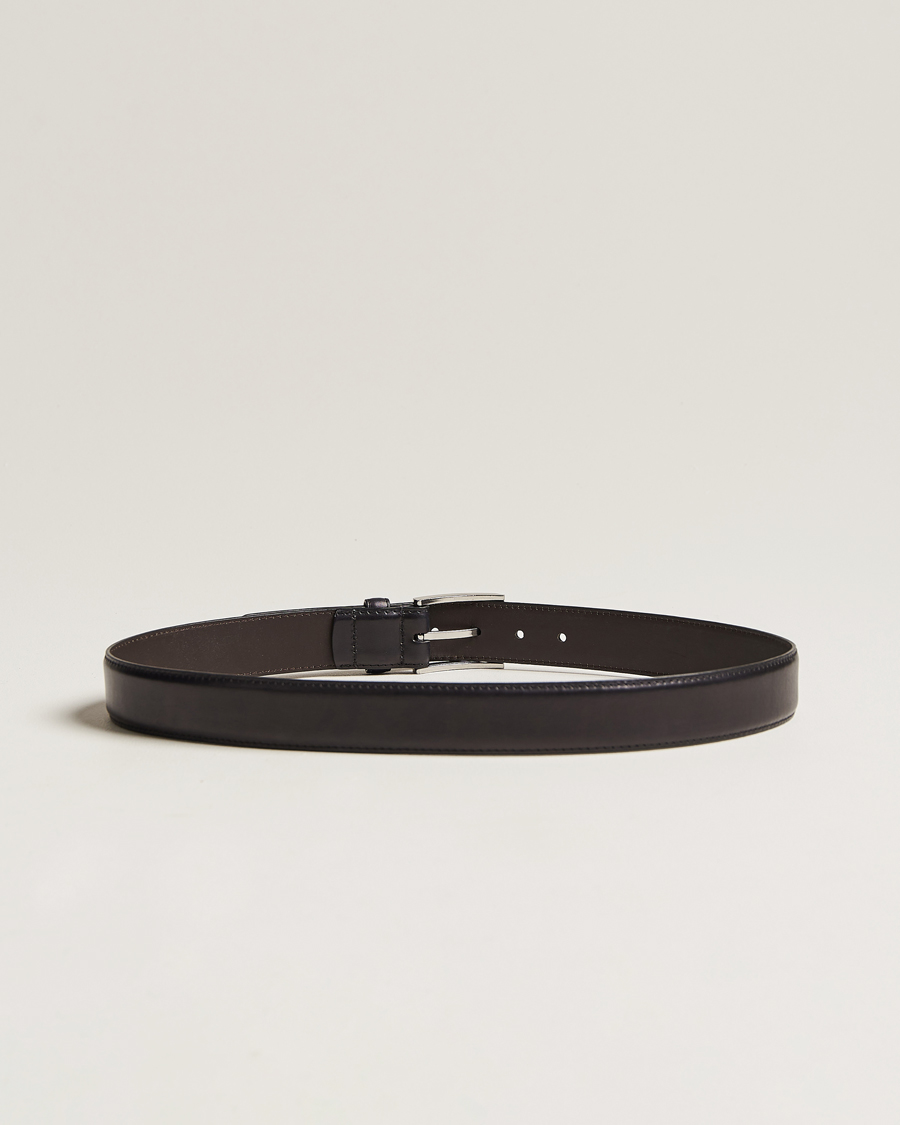 Loake 1880 Philip Leather Belt Black