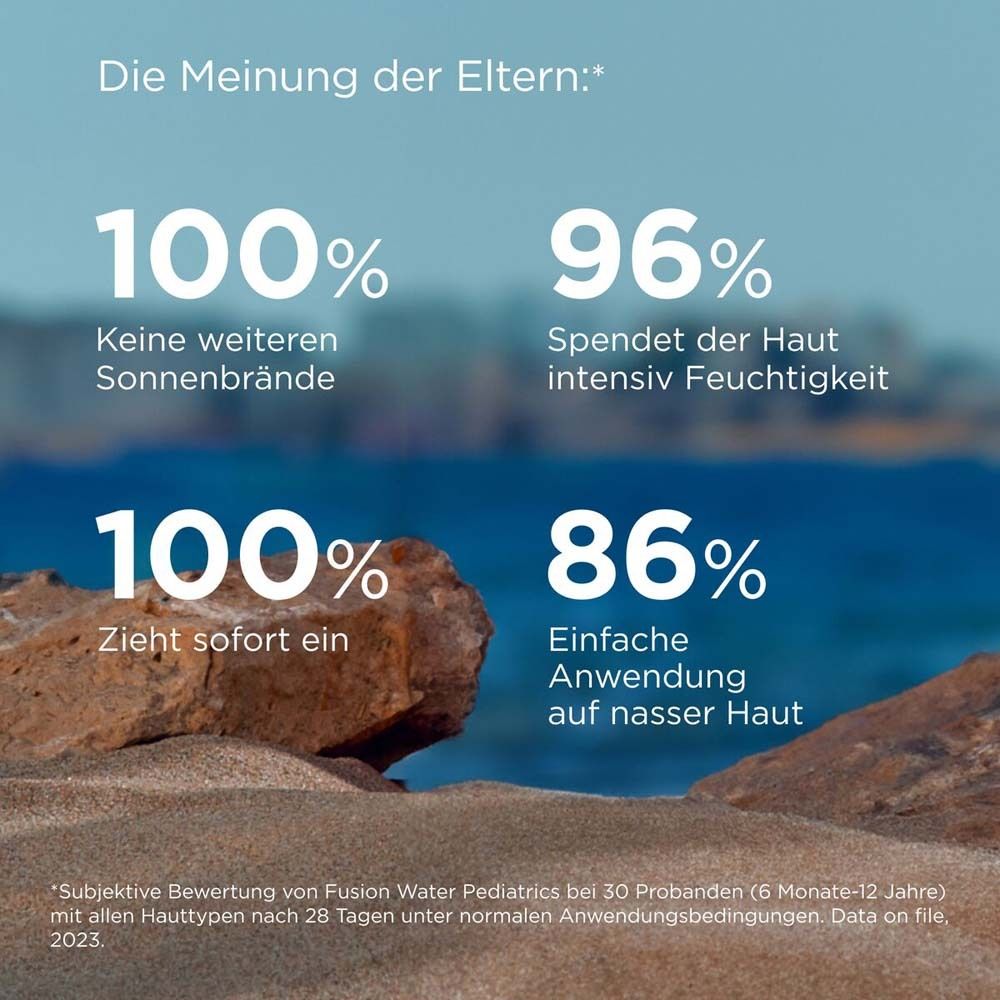 ISDIN Fotoprotector Pediatrics FusionWater ultraleichte Sonnencreme LSF50 für Kinder und Babys ab 6 Monaten