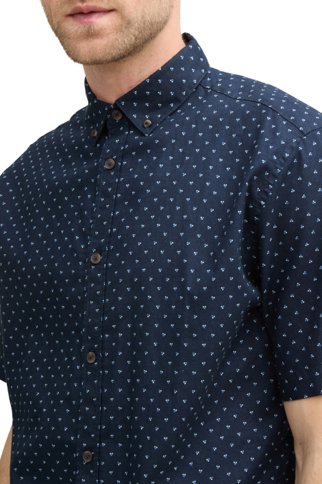 Tom Tailor blauwe heren overhemd