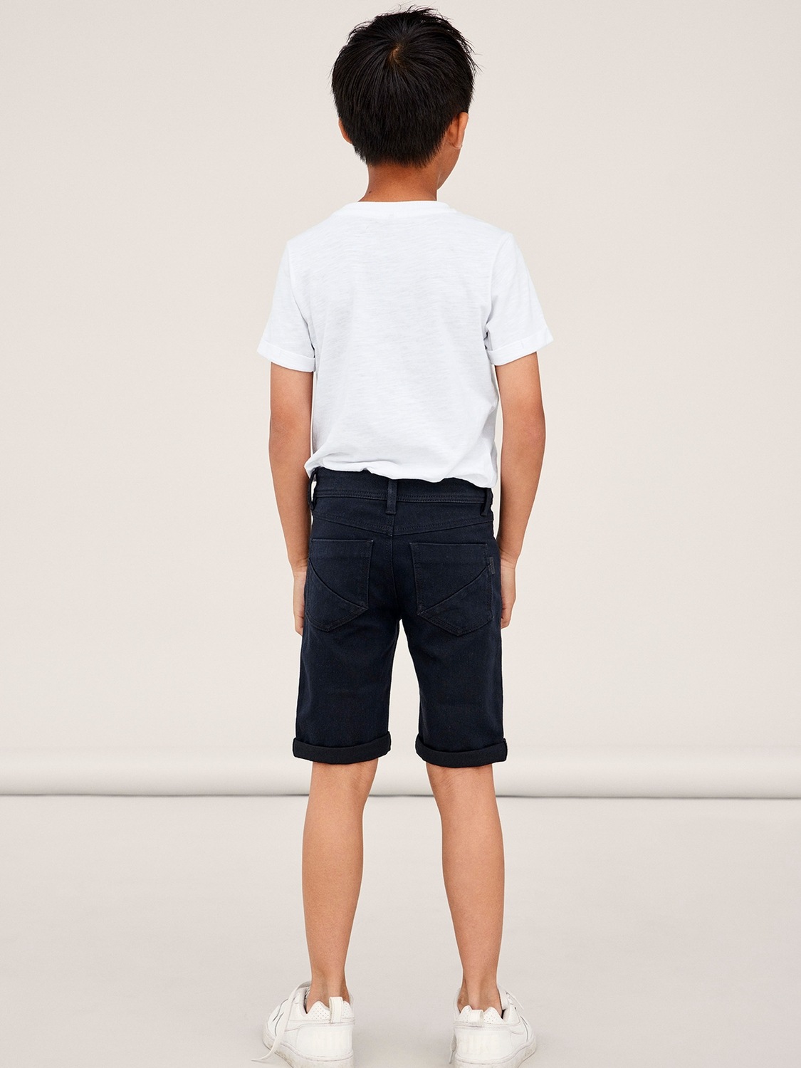 Name It Jeansshorts »NKMSILAS SLIM DNM L SHORTS 2272-TX NOOS« Baumwollmischung, Stretch, Umschlagsaum