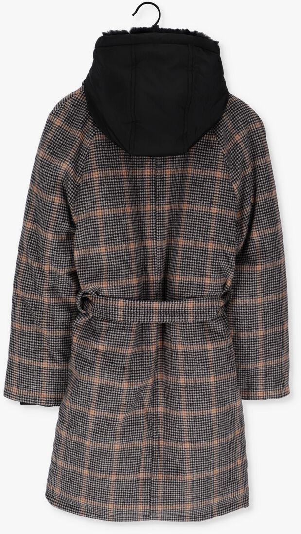 NOBELL multi nobell gewatteerde jas billie long woolmix prince des galles jacket
