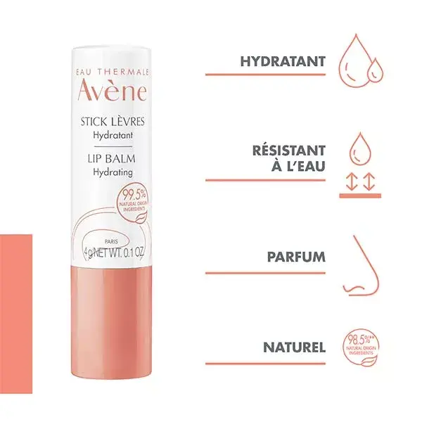 Avène Les Essentiels Soin Lèvres Sensibles 4g