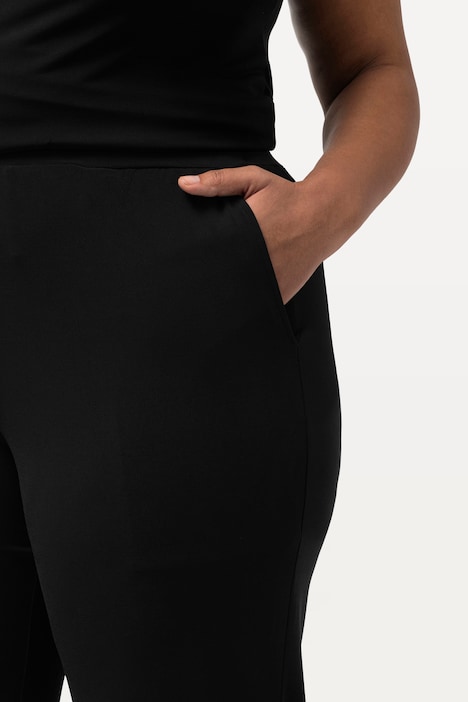 Hose, Jersey, weites Bein, Elastikbund