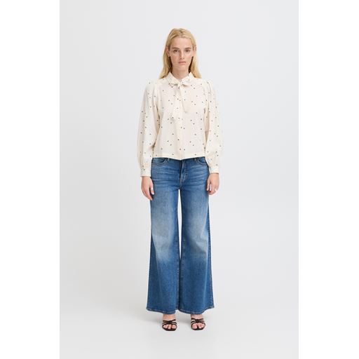 Atelier Rêve Lune Skjorte, Birch/Black Moon, 44