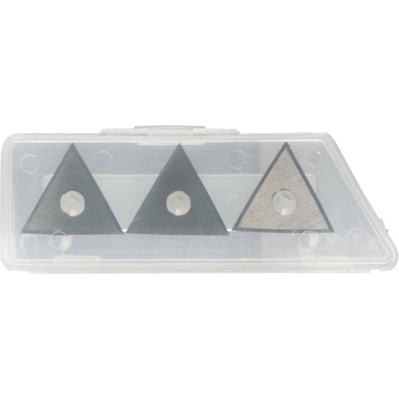 Anza Mini verfschraper reservemesjes 3 stuks driehoek HM