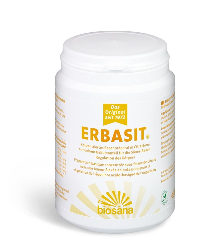 Erbasit konzentriertes Basenpräparat<br>220 g, Dose, Pulver