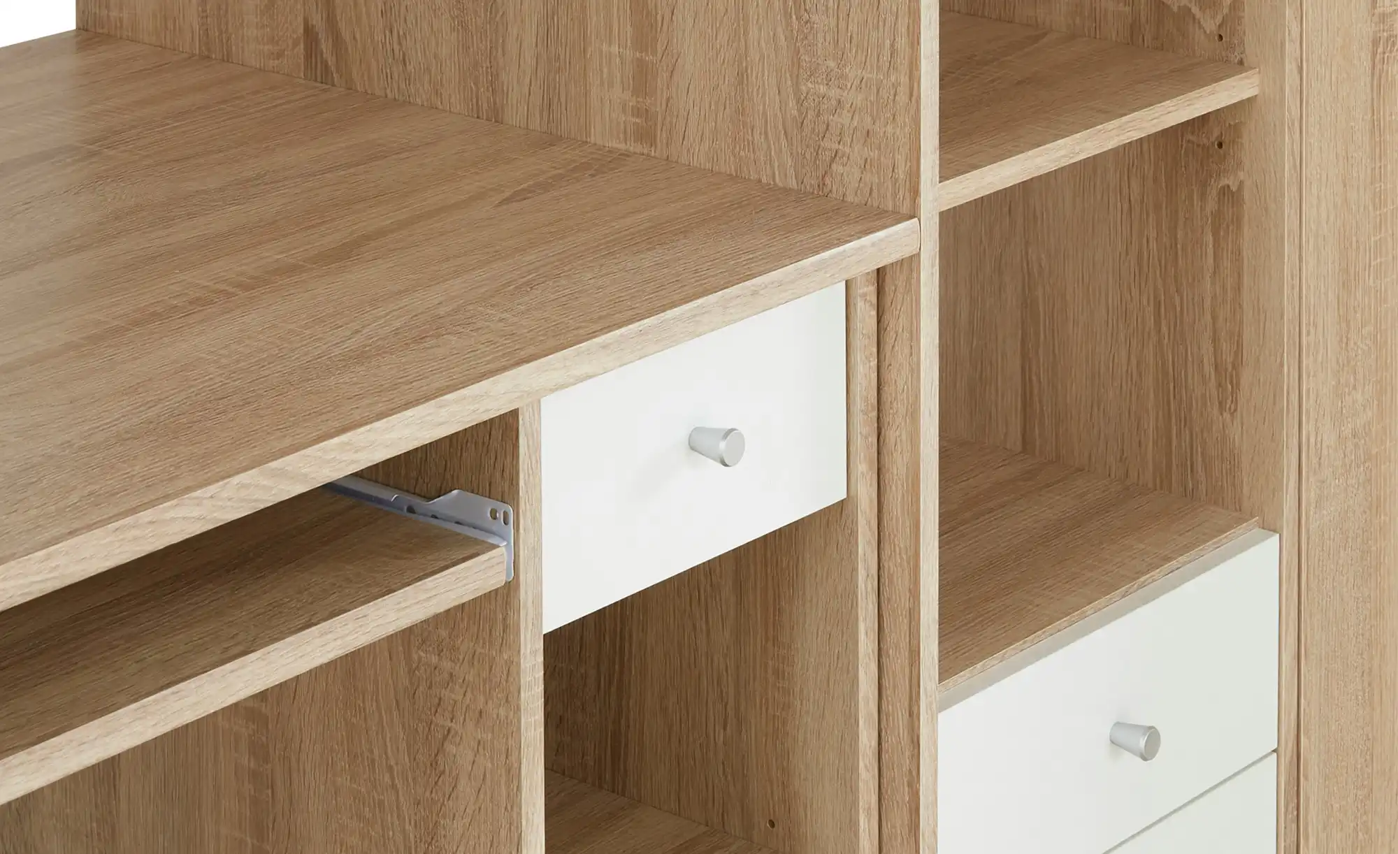 Hochbett mit Kleiderschrank und Schreibtisch Unit