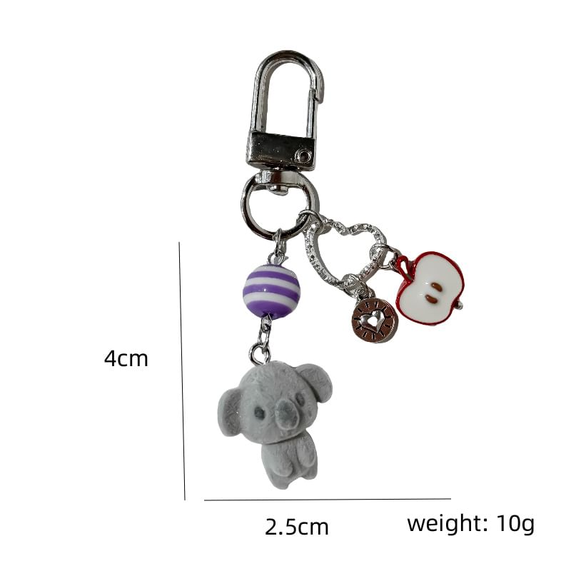 Coolkiss - Kaola Flocking Telefooncharm / Tascharm Sleutelhanger