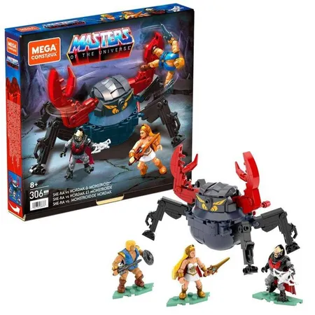 Mattel Masters of the Universe Origins Mega Construx Bauset 12 cm: She-Ra vs Hordak & Monstroid