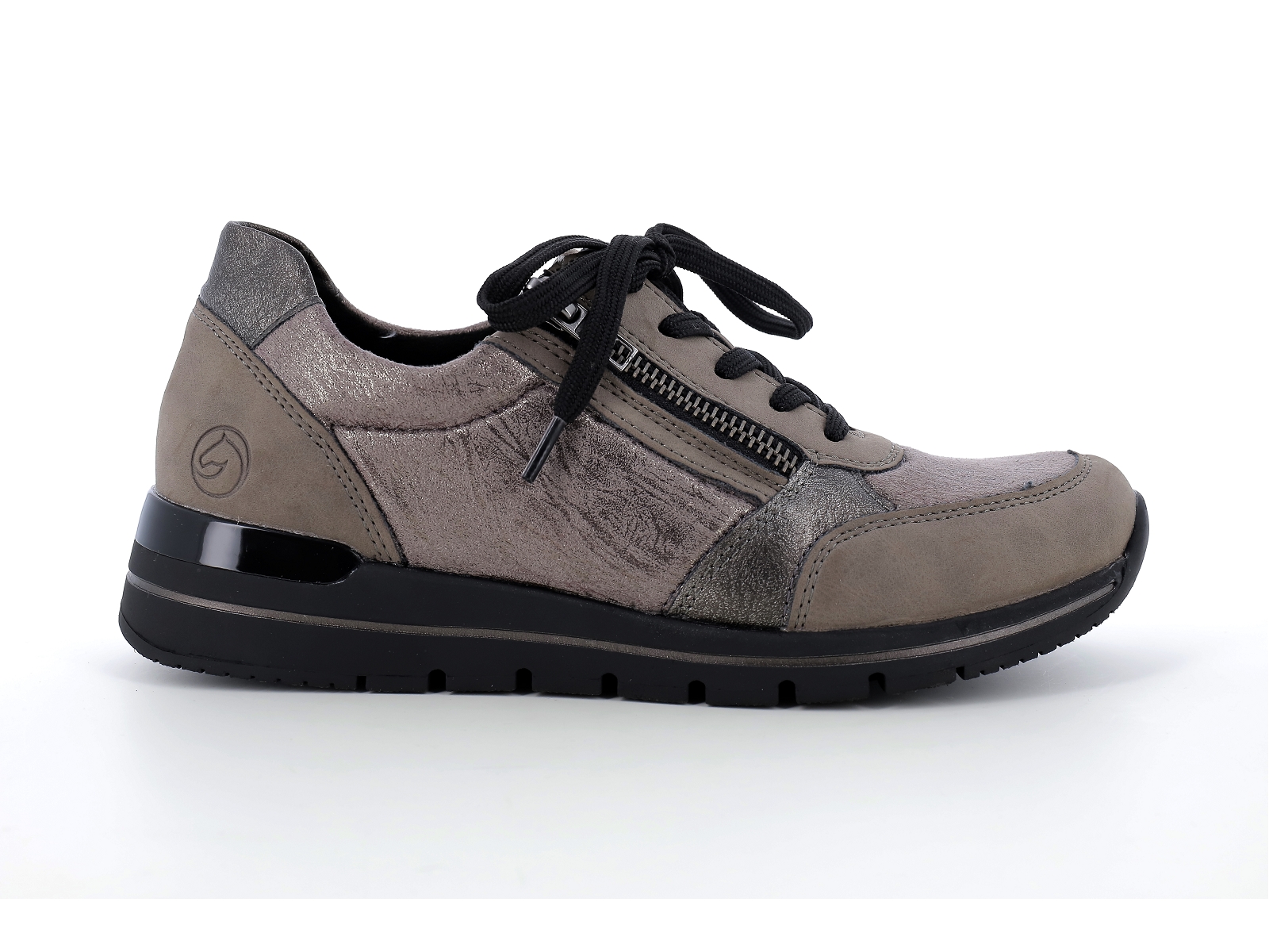 Remonte-R6700 Matières combinées Taupe