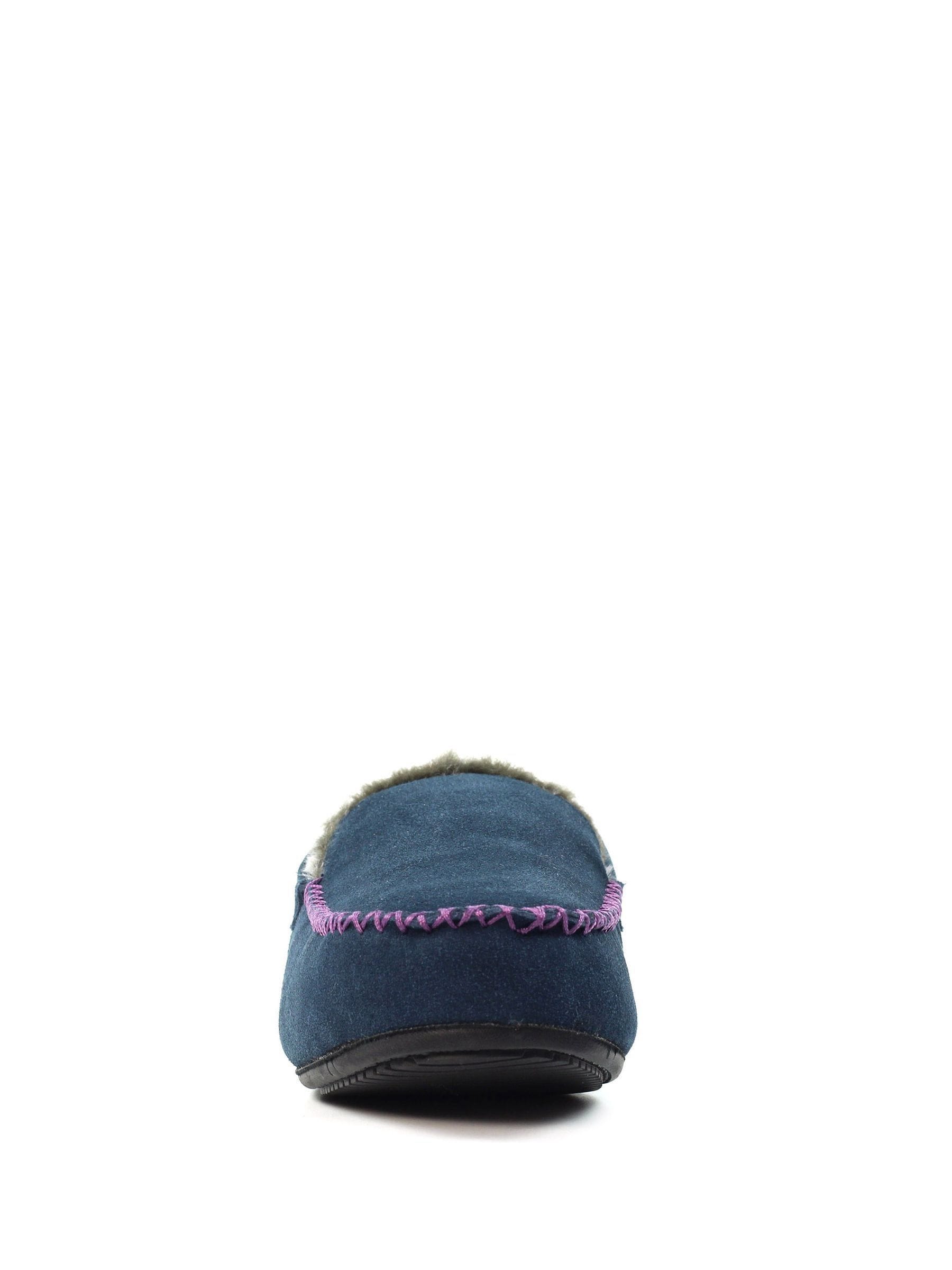 Lazy Dogz Lazy Dogz Blue Henry Mocassin Slippers