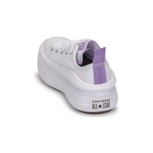 Converse - CHUCK TAYLOR ALL STAR MOVE CANVAS OX - Blanc / Rose