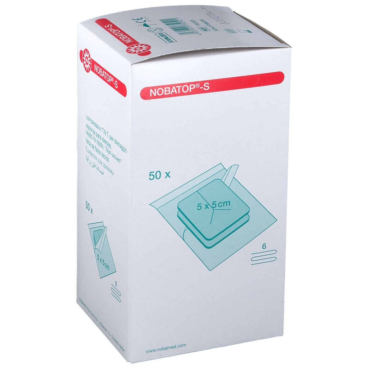NOBATOP®-steril S 5 x 5 cm