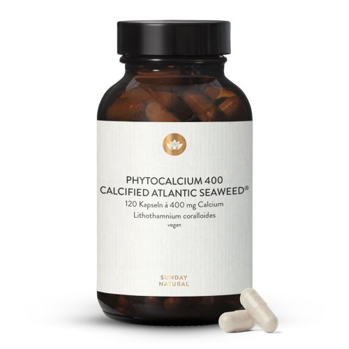 Sunday Natural Products  Calcium Natürlich400 mgHochdosiert Kapseln