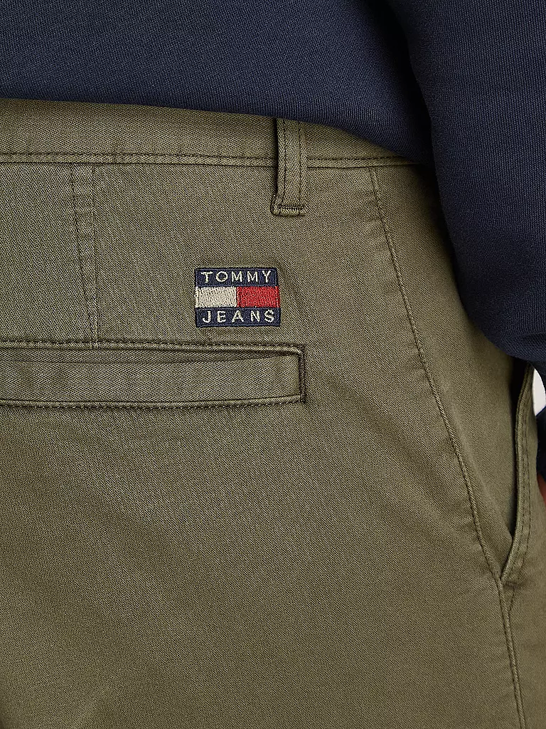 TOMMY JEANS Cargohose  olive