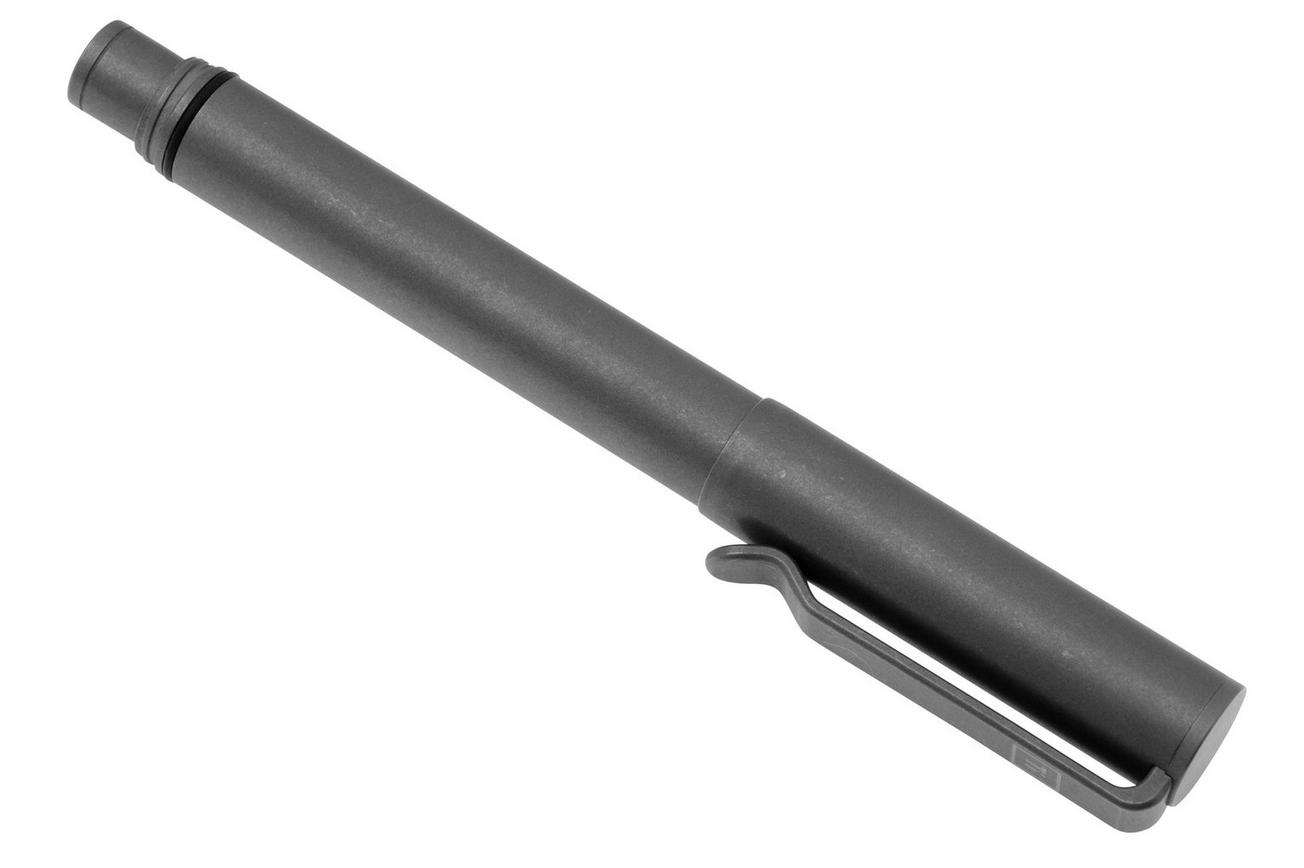 Big Idea Design Ti Arto EDC Pen ARTO-SW Stonewashed Titanium, ultimate refill friendly everyday carry pen