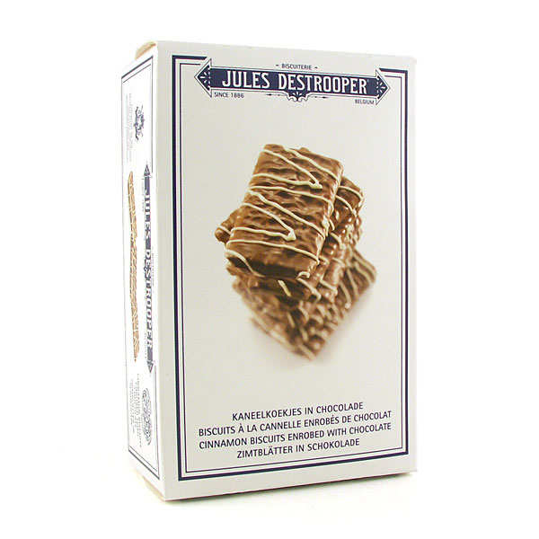 Biscuits à la cannelle enrobés de chocolat