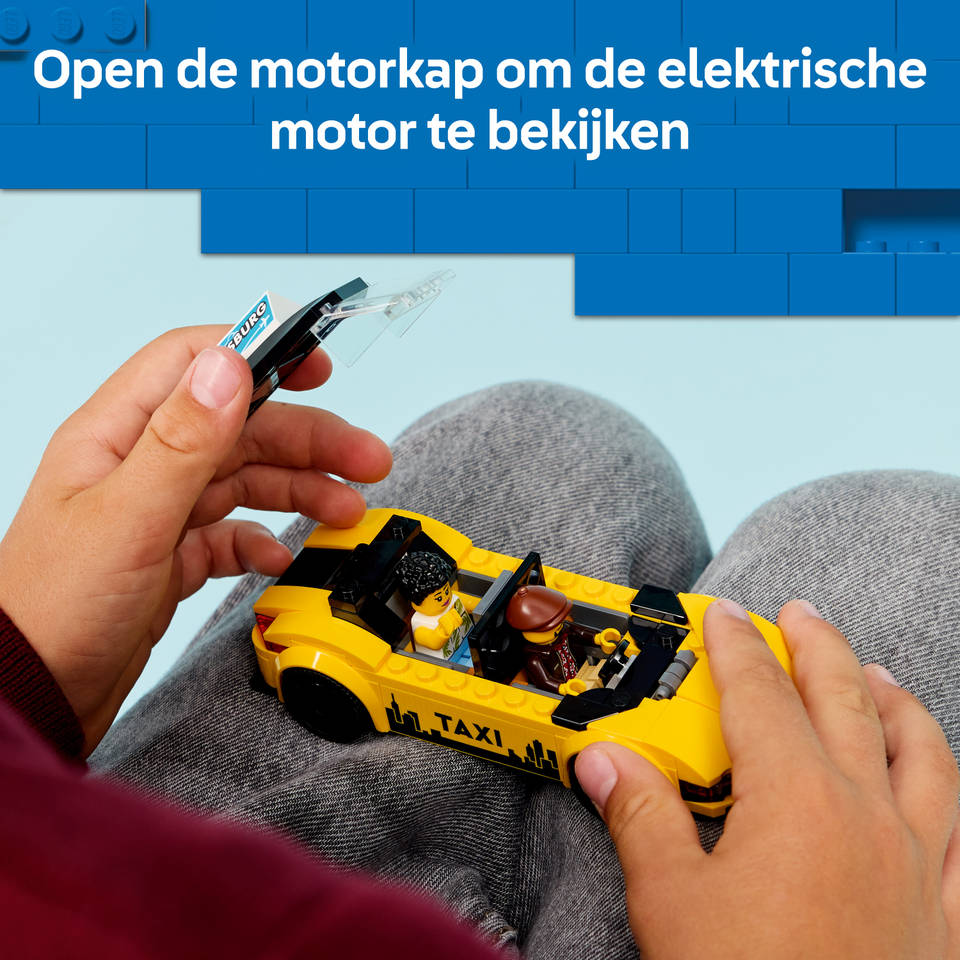 LEGO City gele taxi 60487