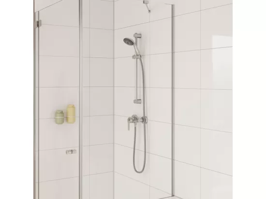 Pack mitigeur de douche Grohe Start 2021 avec ensemble de douche 2 jets GROHE chromé