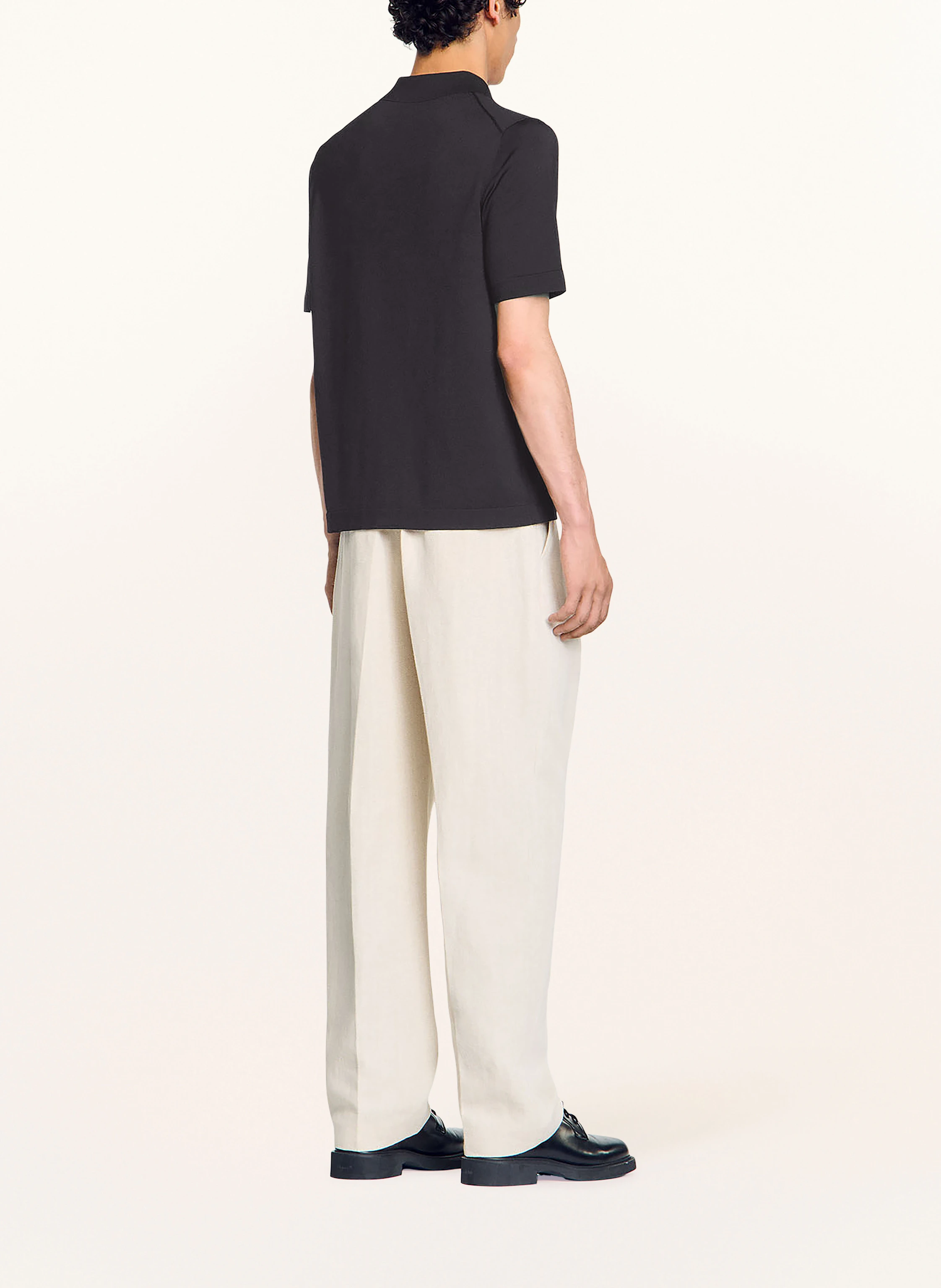 SANDRO Strick-Poloshirt