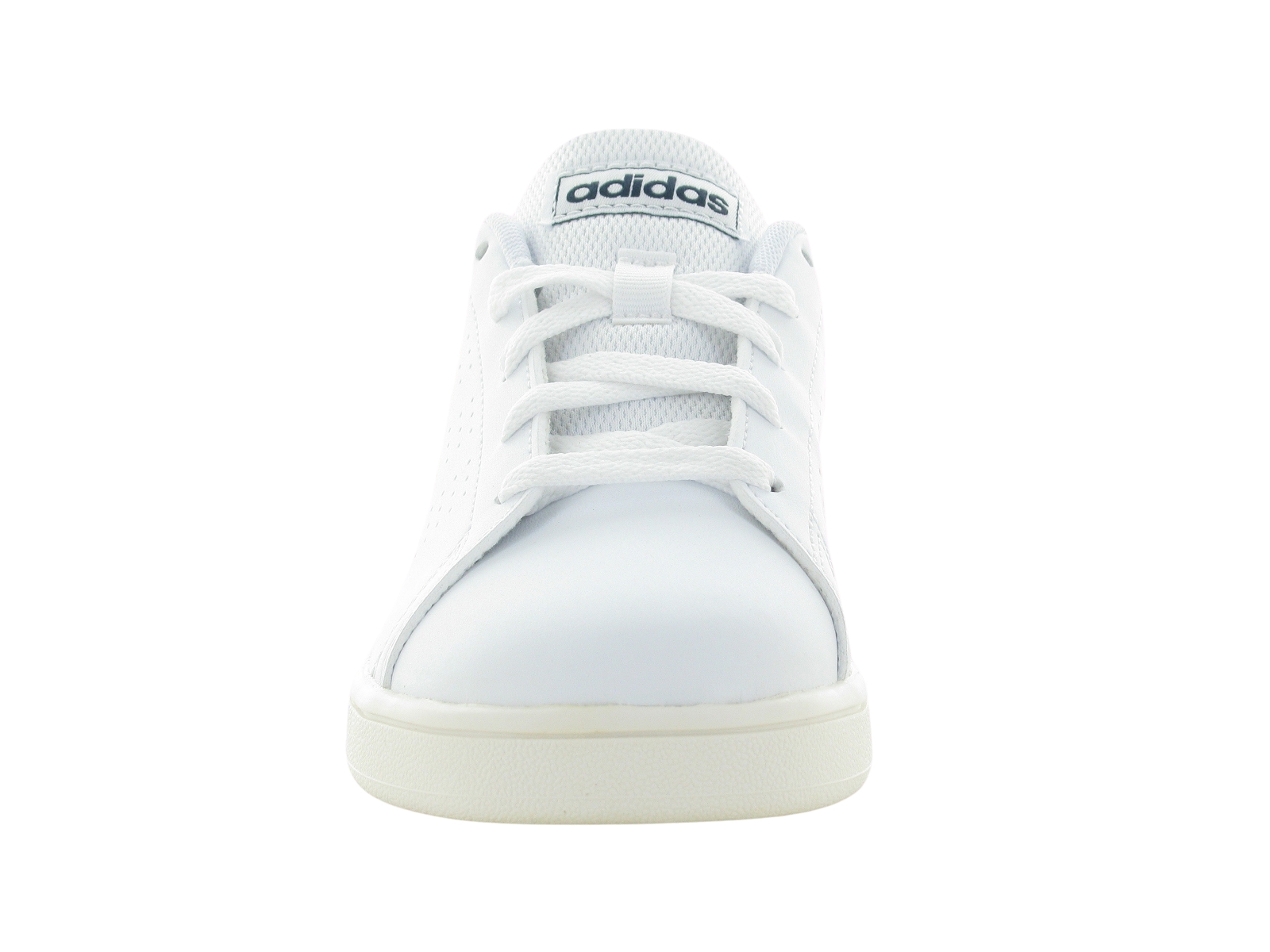 Adidas-ADVANTAGE K Synthétique Blanc Bleu