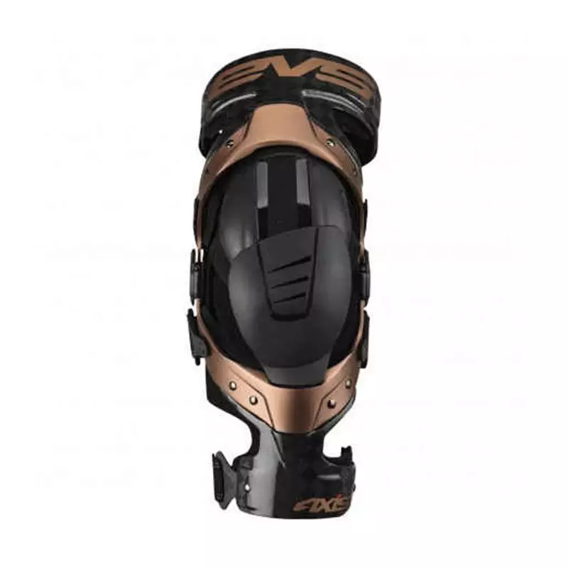 genouillère moto, vélo EVS SPORTS axispro blackcopper left