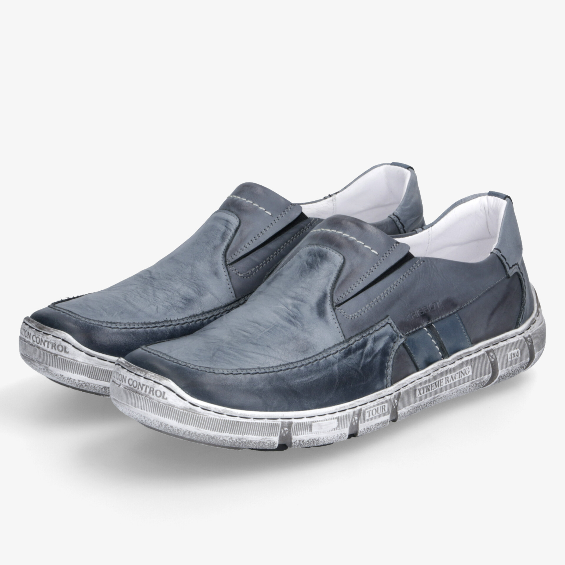 KRISBUT Herren Slipper Grau | Bequem & Stilvoll | reno.de