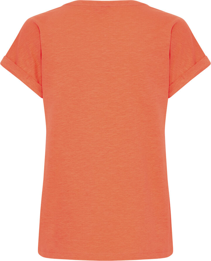 Fransa FRDALIA TEE 1 Hot coral