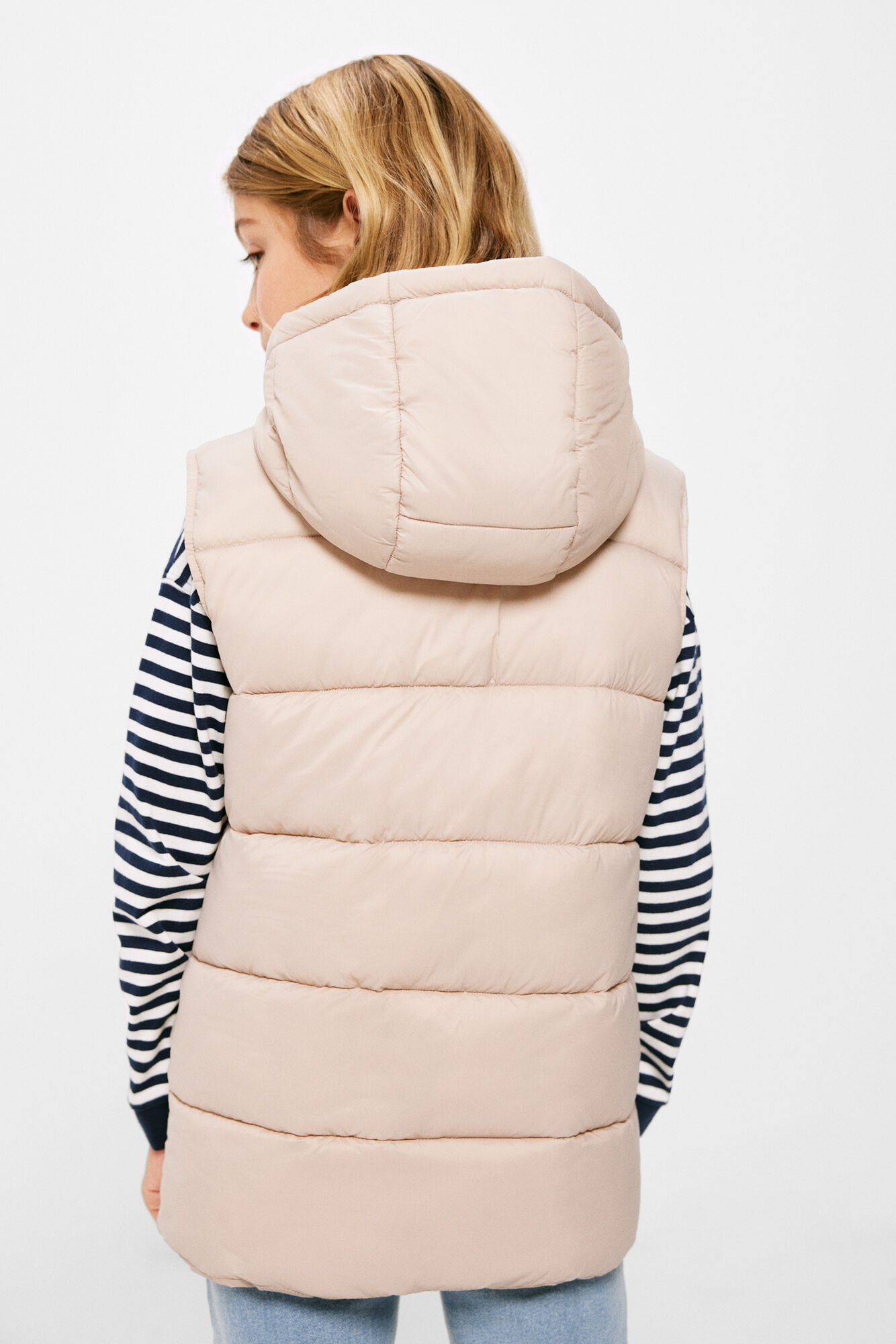Colete acolchoado para meninas