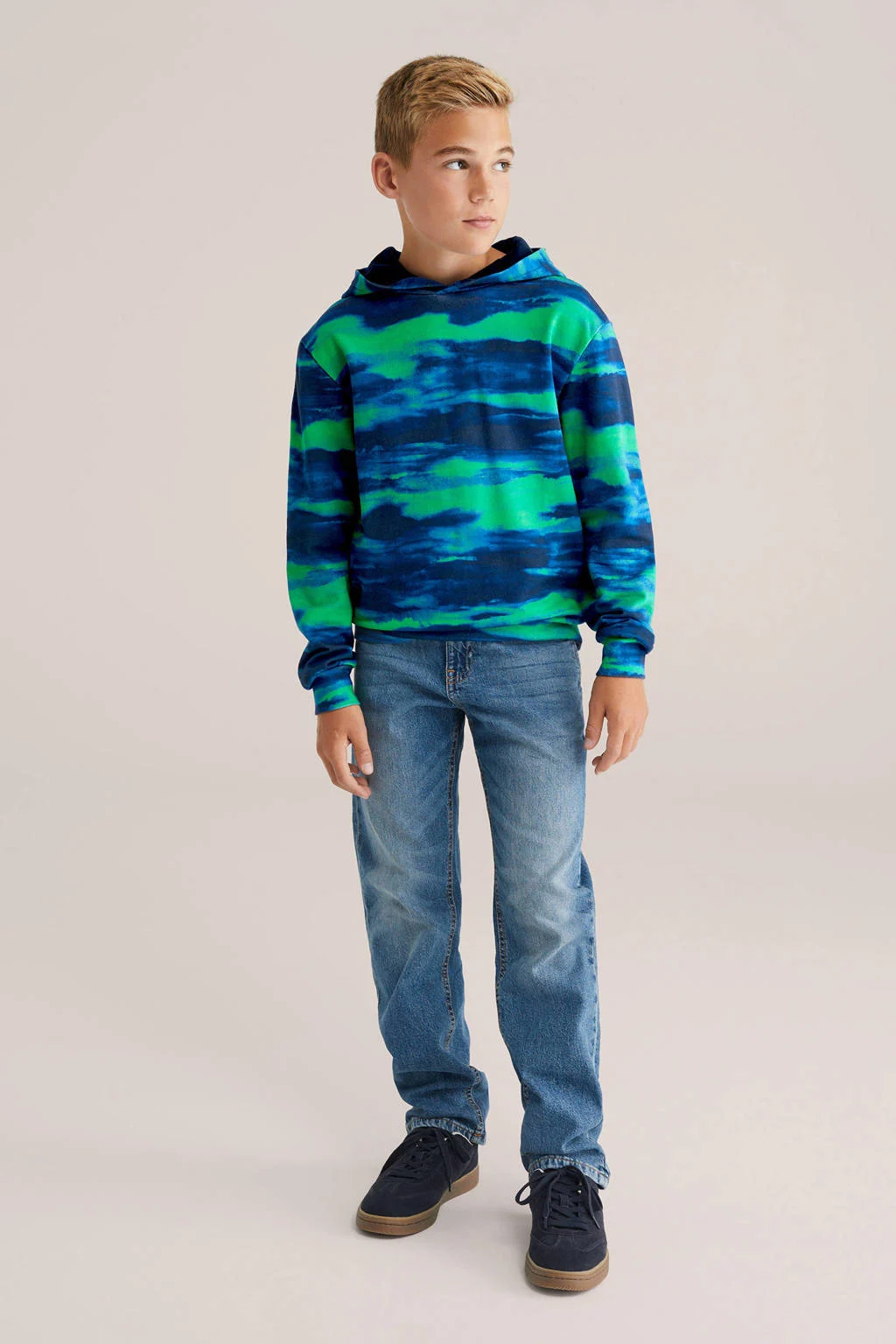 WE Fashion Blue Ridge sweater blauw