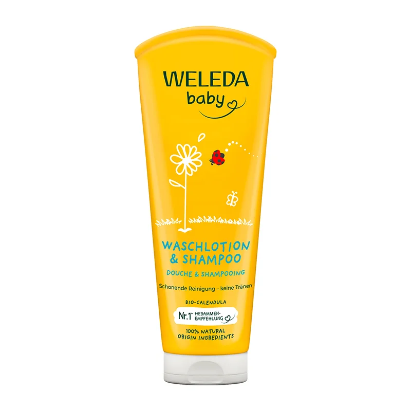 Calendula Waschlotion und Shampoo, 200ml