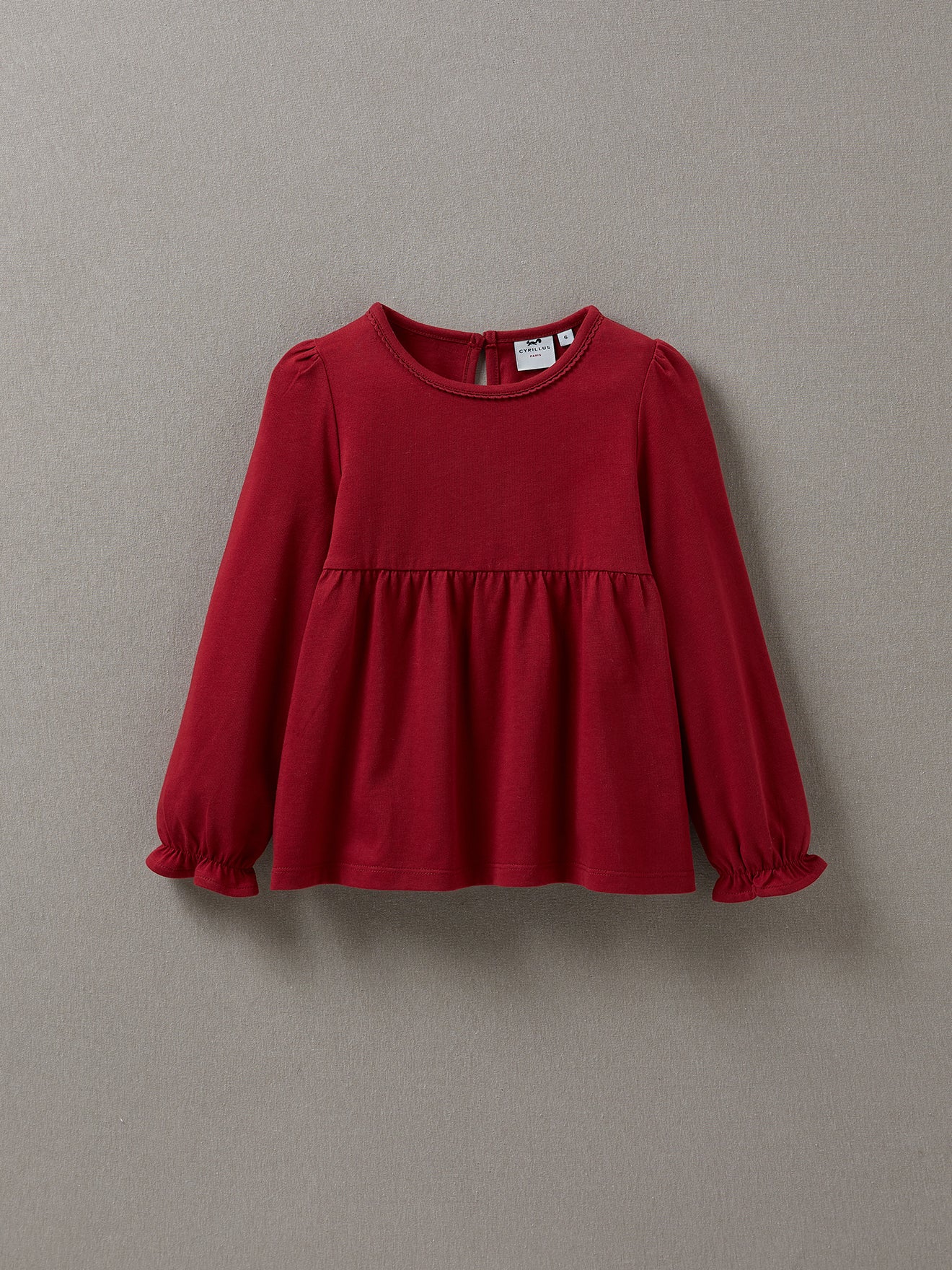 Tee-shirt à basque Fille - Coton bio