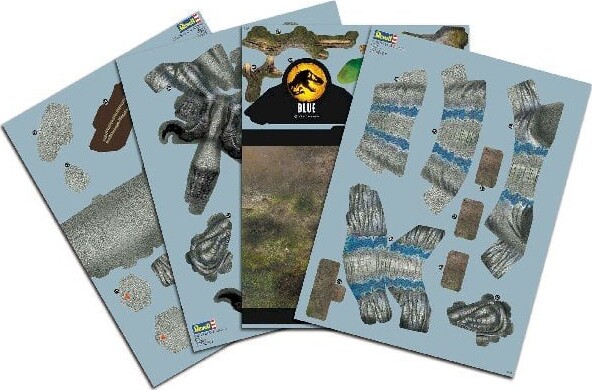 Revell 3D Puzzle - Jurassic World - Blue - 57 Brikker - 38 CM