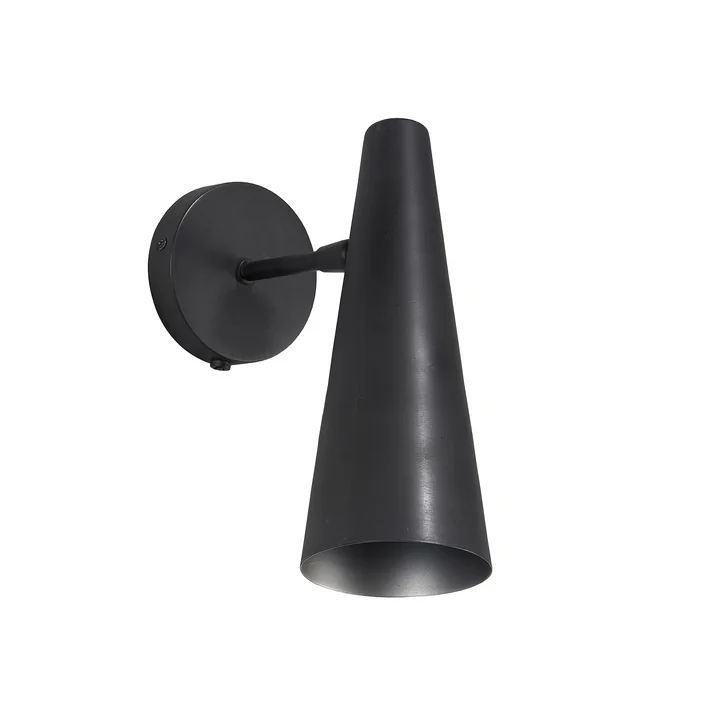 House Doctor - Precise Wandleuchte H 21 cm, matt schwarz