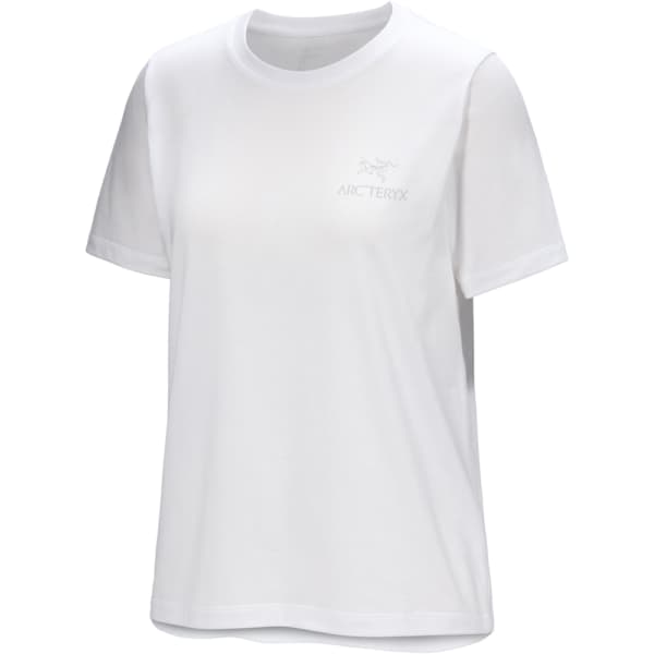T-shirt randonnée ARC'TERYX KRAGG SL COTTON EMBLEM CREW SS W WHITE LIGHT