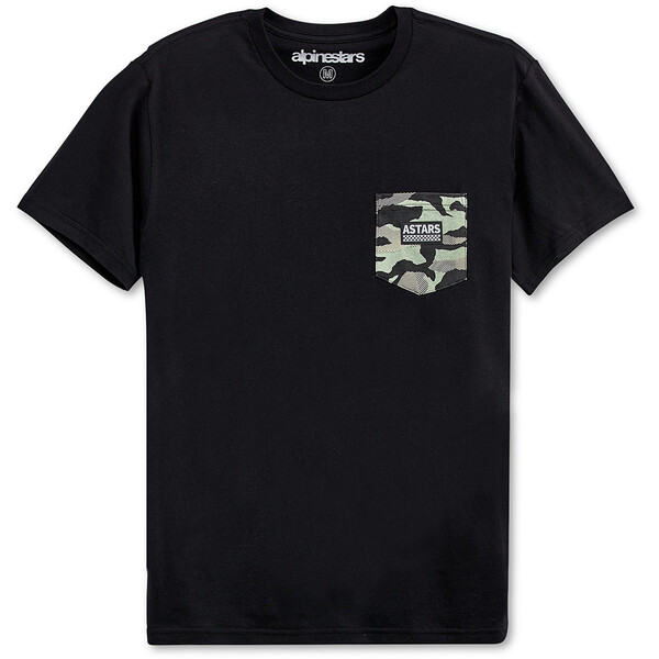 Alpinestars - T-shirt Pocket Camo Noir