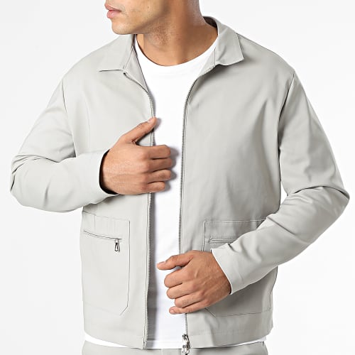 Ensemble Pantalon Veste ZY1106 Gris Clair