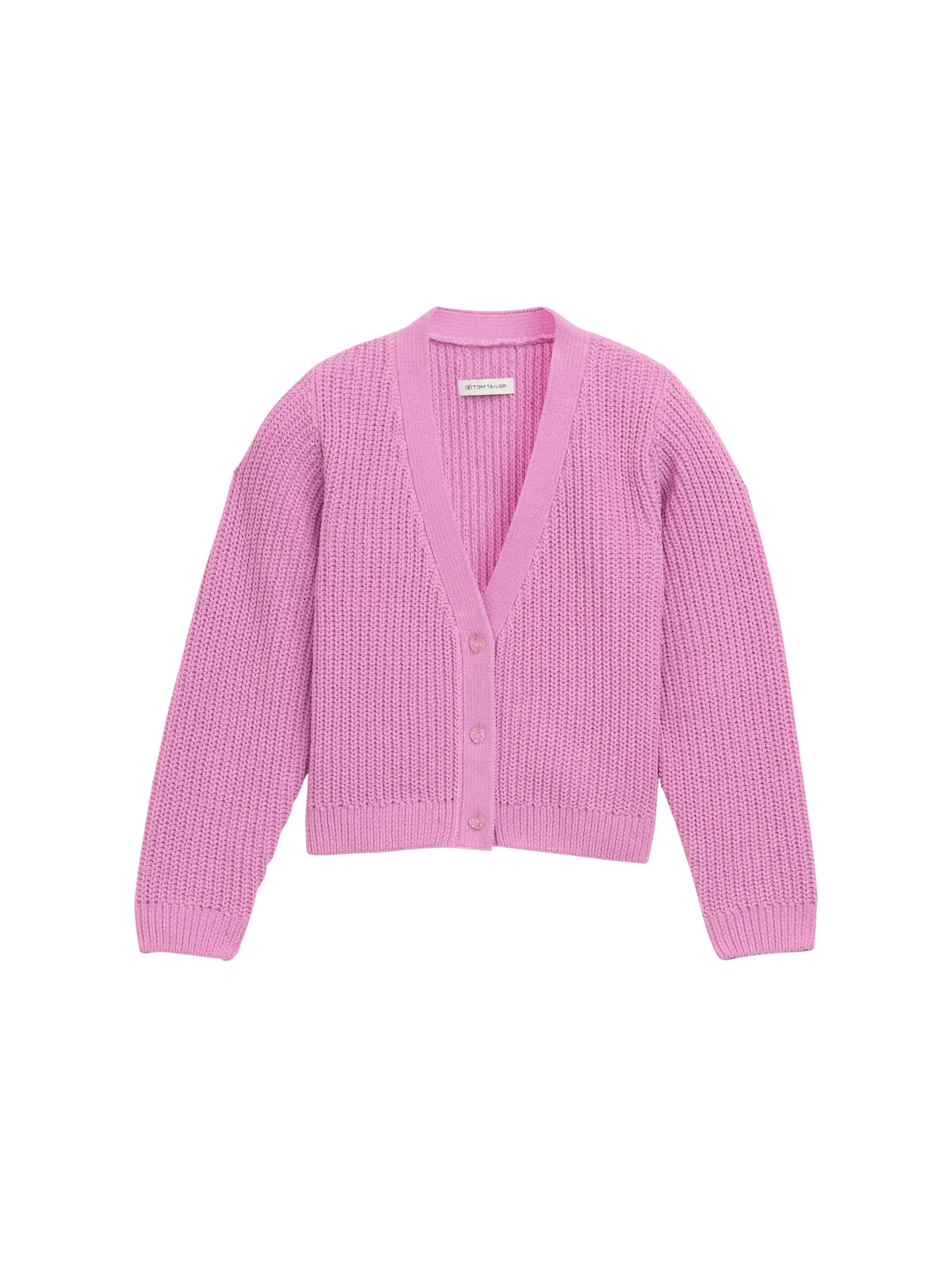 TOM TAILOR Strickjacke mit V-Ausschnitt