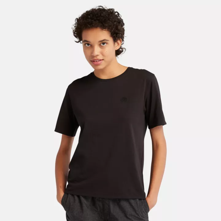 T-shirt Dunstan pour femme en noir