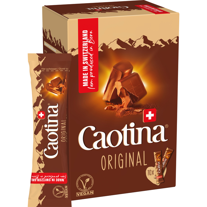 Caotina Schokoladenpulver, 15 g, 10 Stück